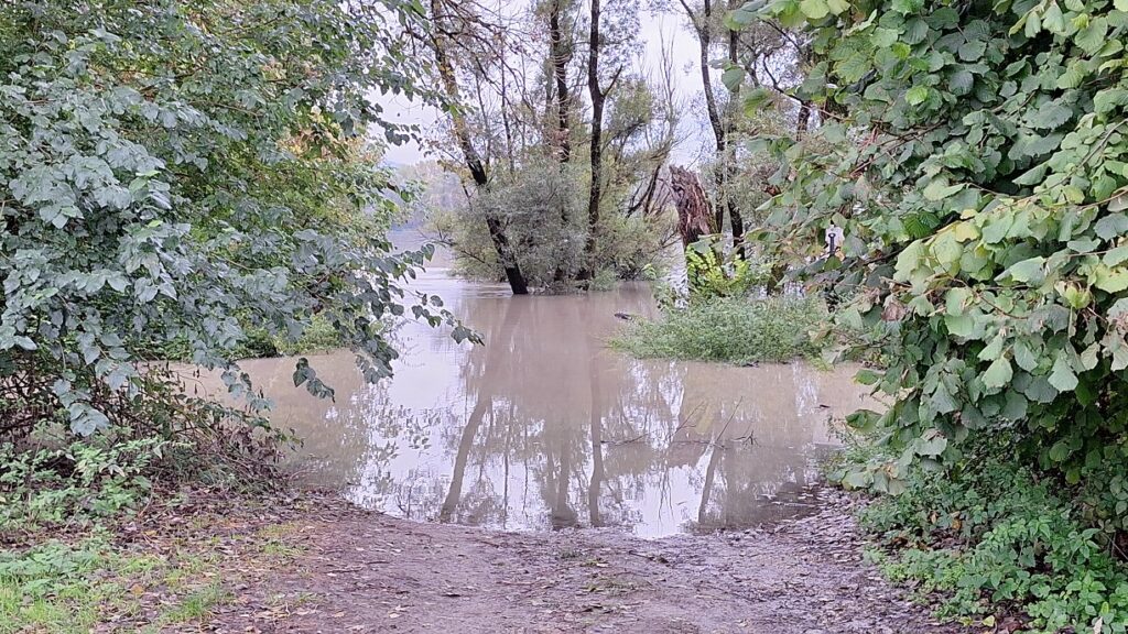 A Duna ma esti állása Csenkénél